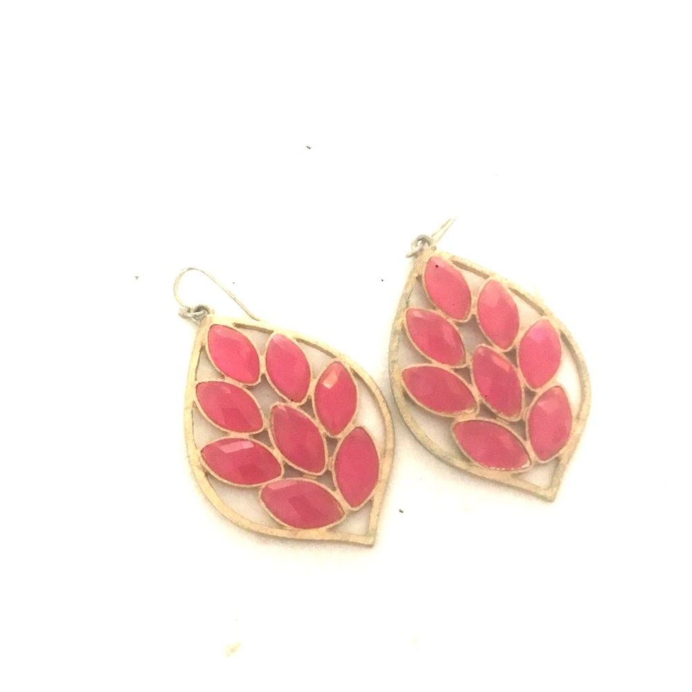 Pink Dangle Earrings